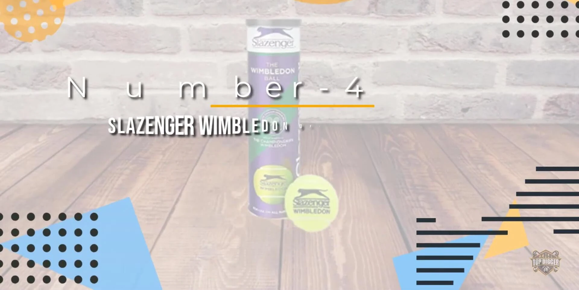 Slazenger Wimbledon Official Tennis Balls packaging