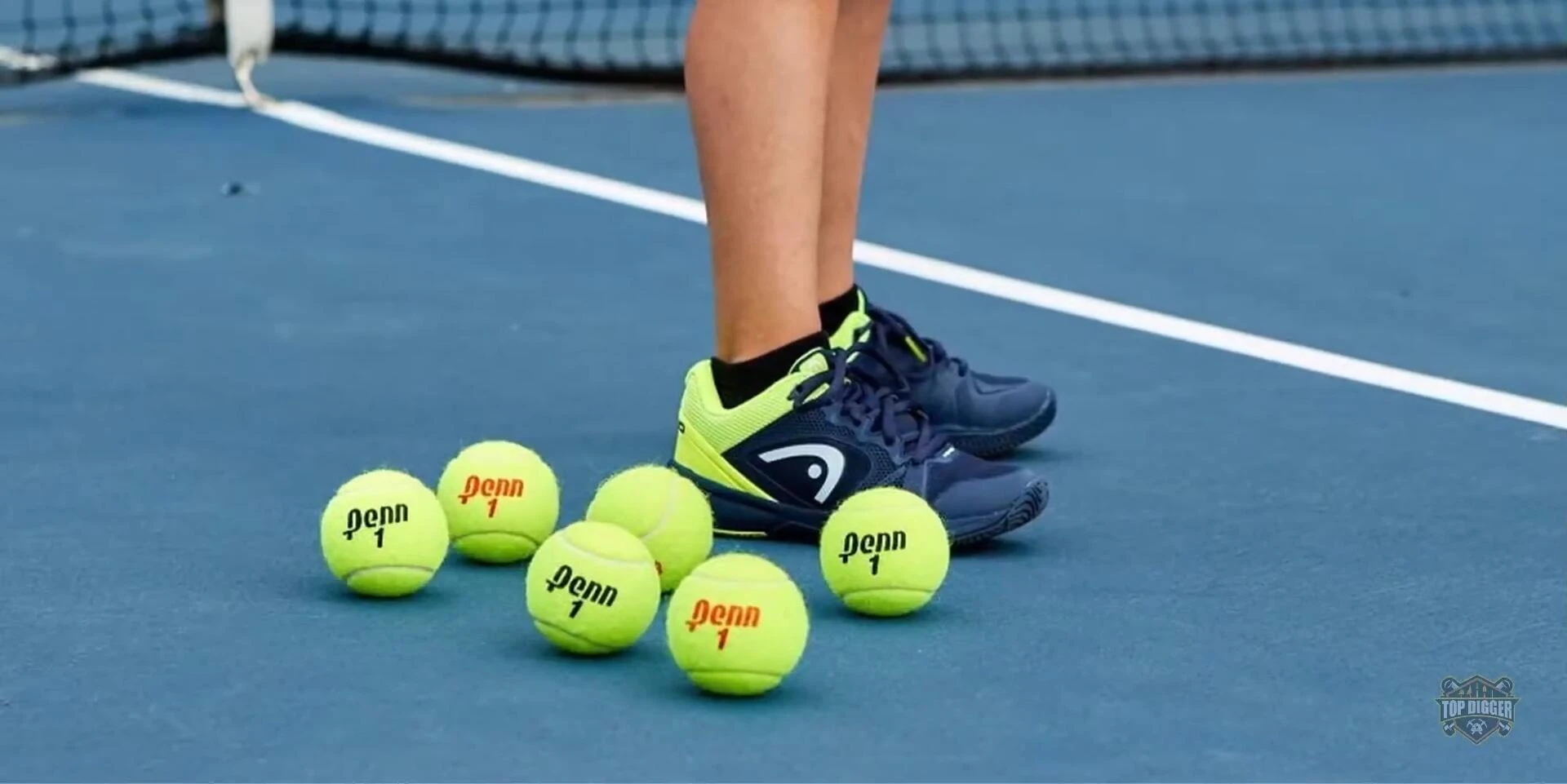 Tennis players using Penn Championship Tennis Balls