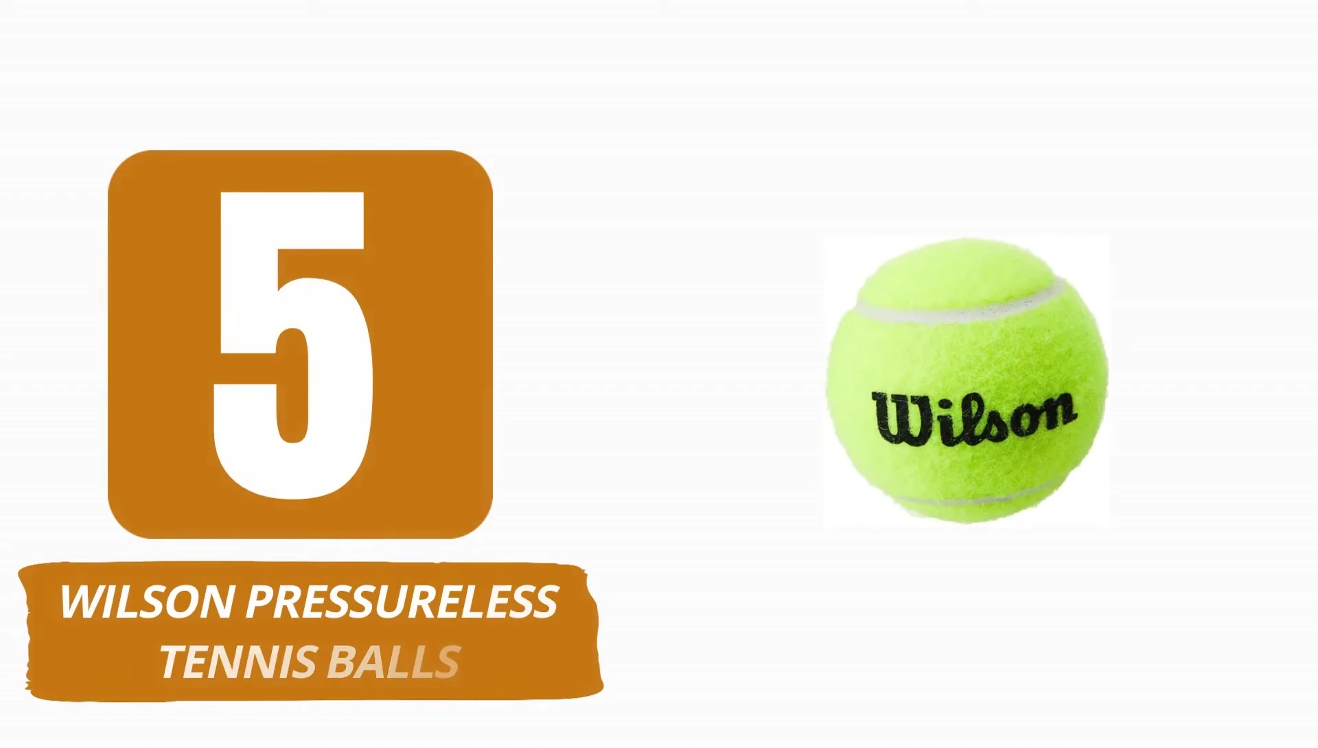 Wilson Pressureless Tennis Balls