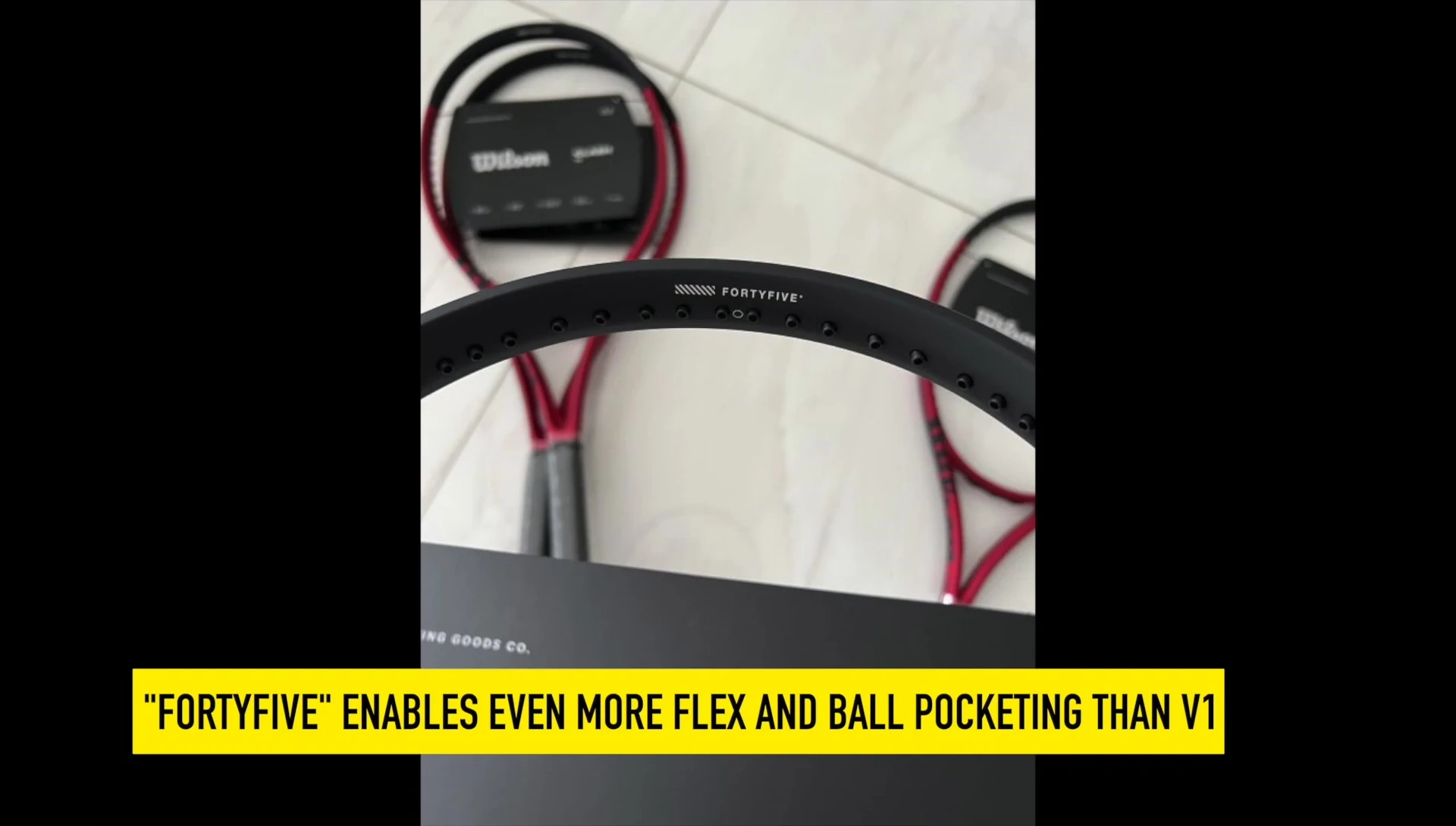 Player demonstrating the Clash v2's flex
