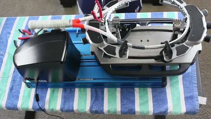 Consider a hybrid setup: polyester in the mains or crosses, and a more comfortable material (gut or nylon) in the other direction.