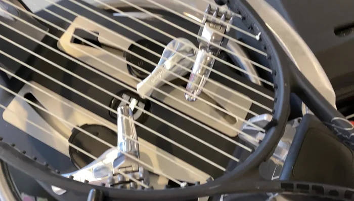 Tie off the crosses as close to the final string as possible.