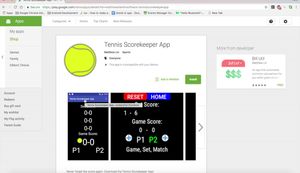 Tennis Scorekeeper App Review: Android Wear & iOS App