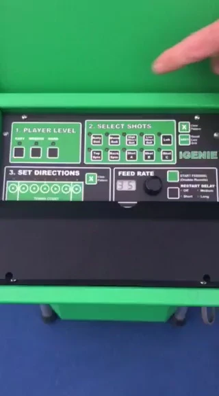 Instructional graphic or screen display showing the one-two-three process for shot selection.