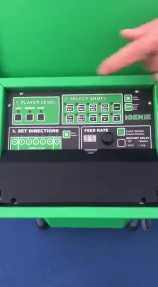 Screenshot showing the selection screen for creating drills on the iGENIE.