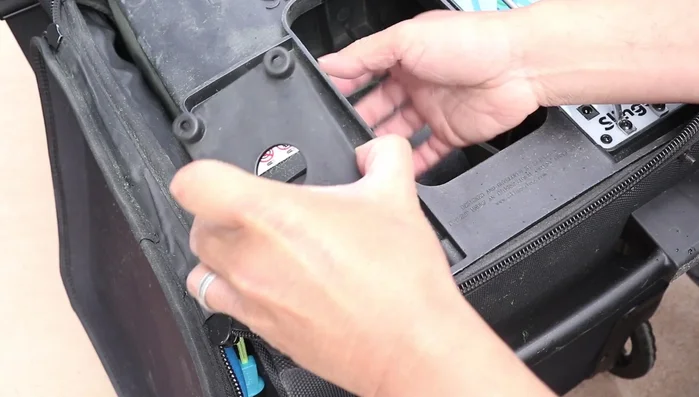 Use pressurized air to clean debris, especially around the power switch and behind the dials.