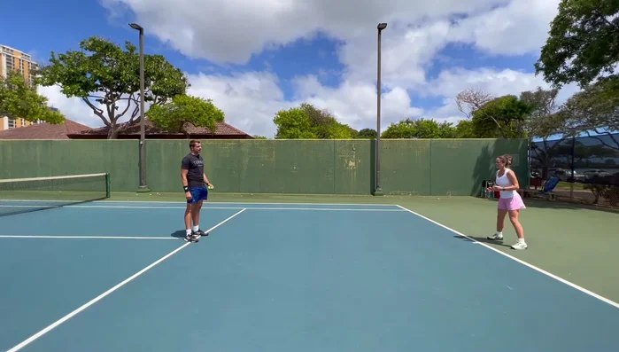 Return to the ready position and repeat.