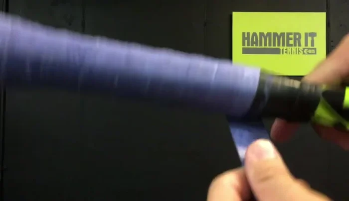 Flip the grip over to reveal the unworn side, which looks and feels brand new.