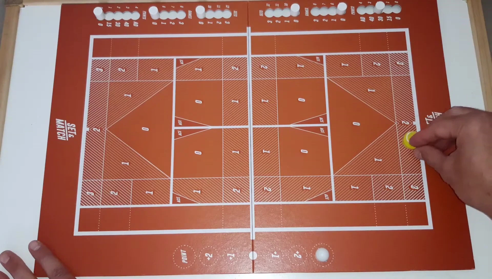 Drop shot bonus area