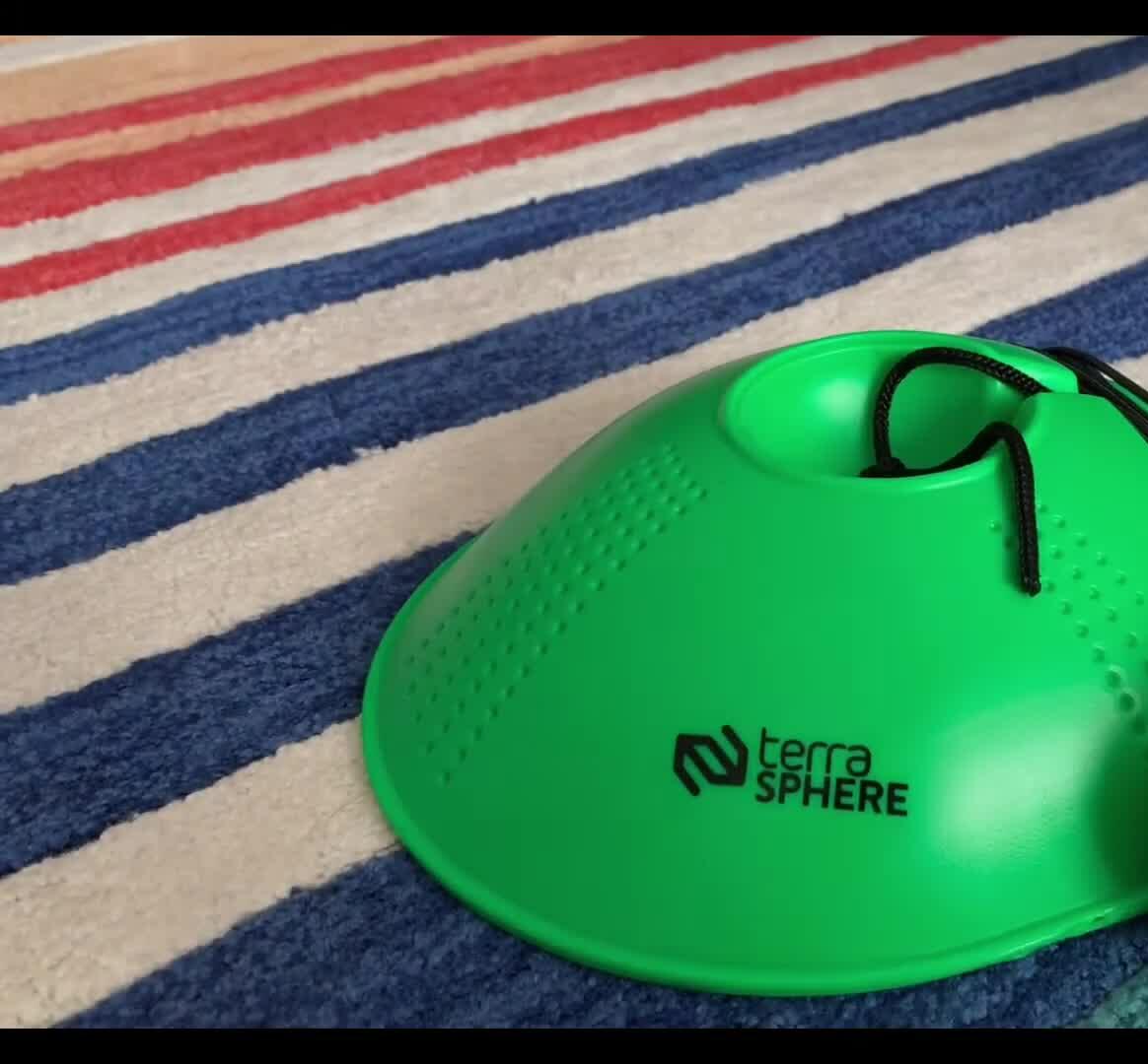 Initial shot of the tennis trainer box