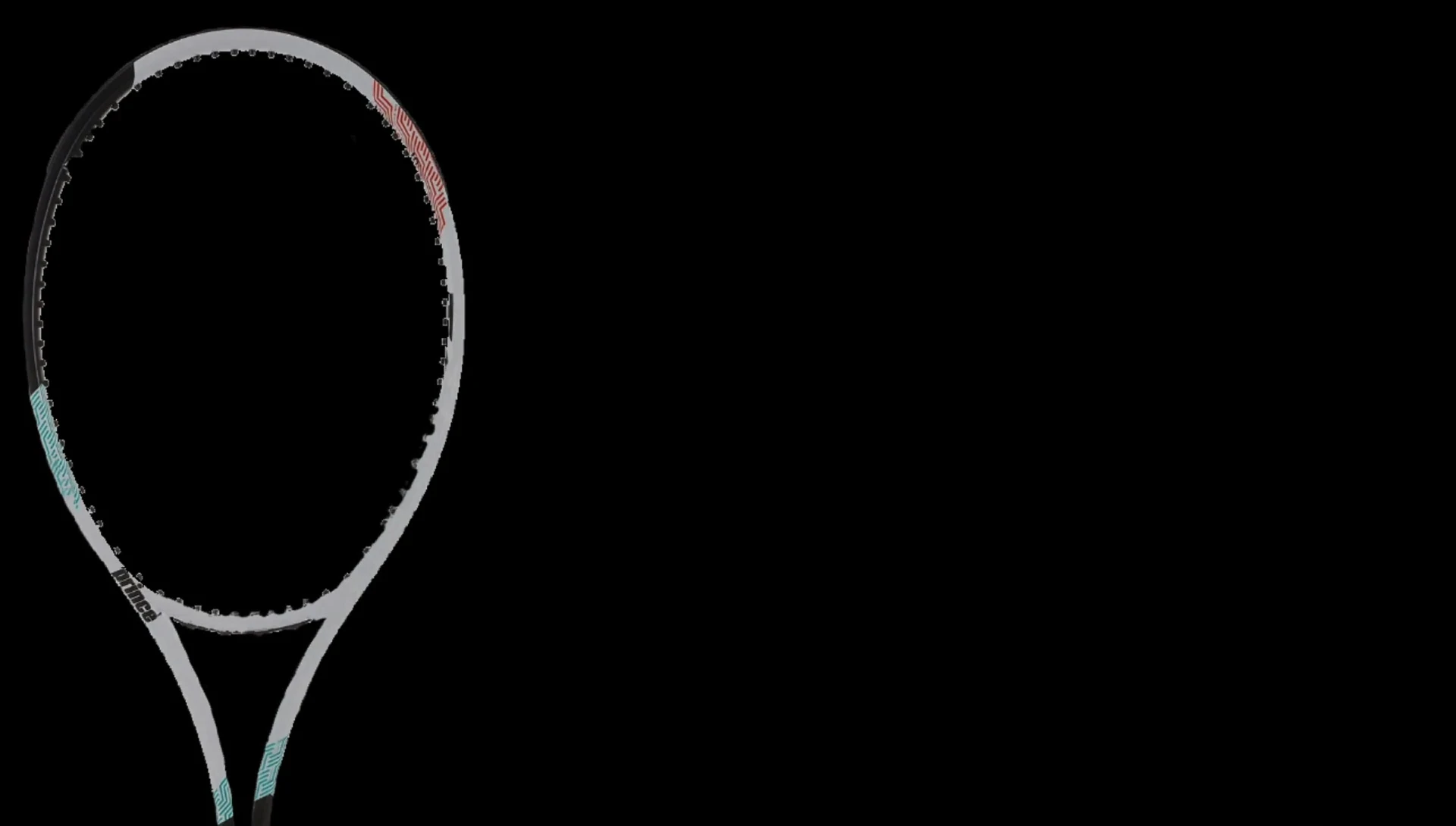 Player holding the Solinco Whiteout