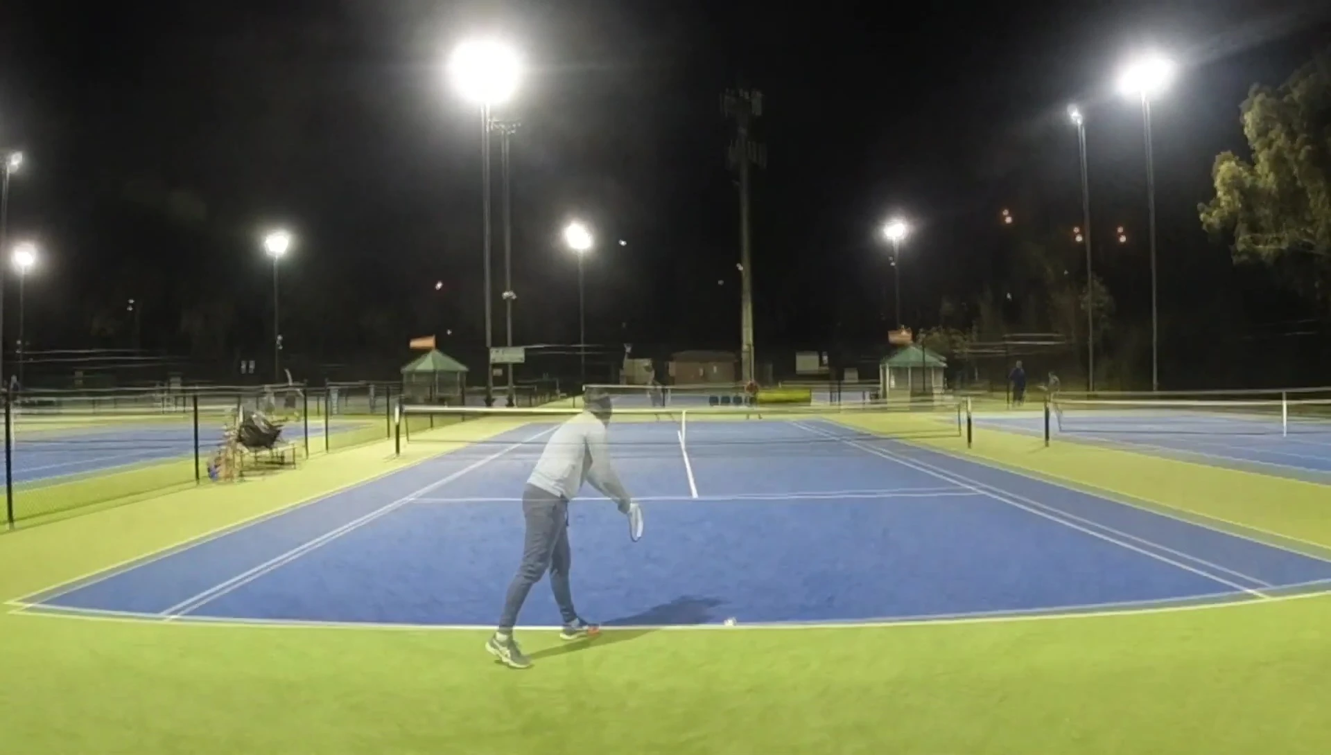 Player demonstrating Prince ATS serve