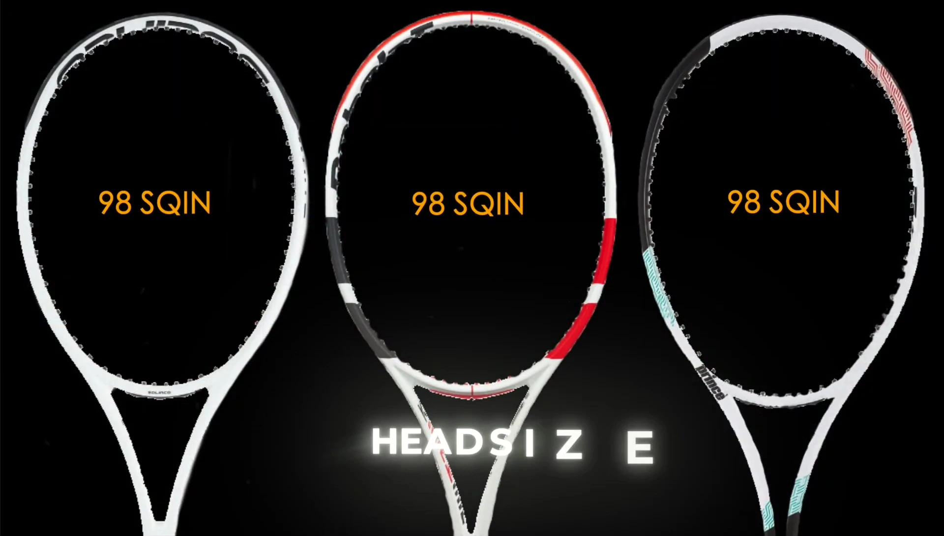 Racquet specifications comparison chart