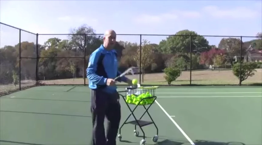 Wrist racket demonstration
