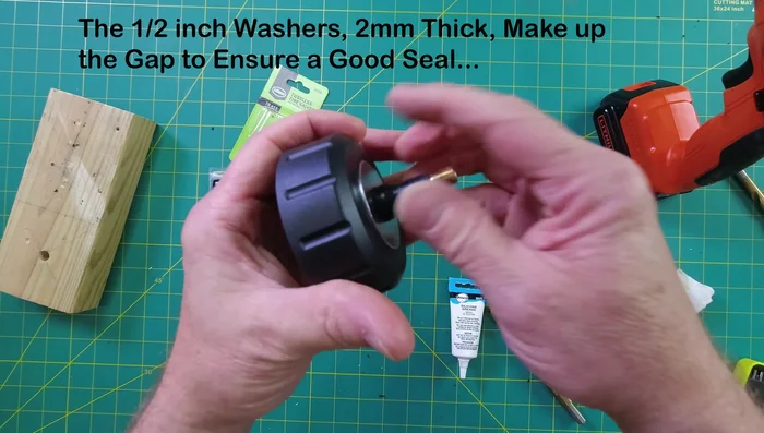 Ensure a complete seal around the valve.