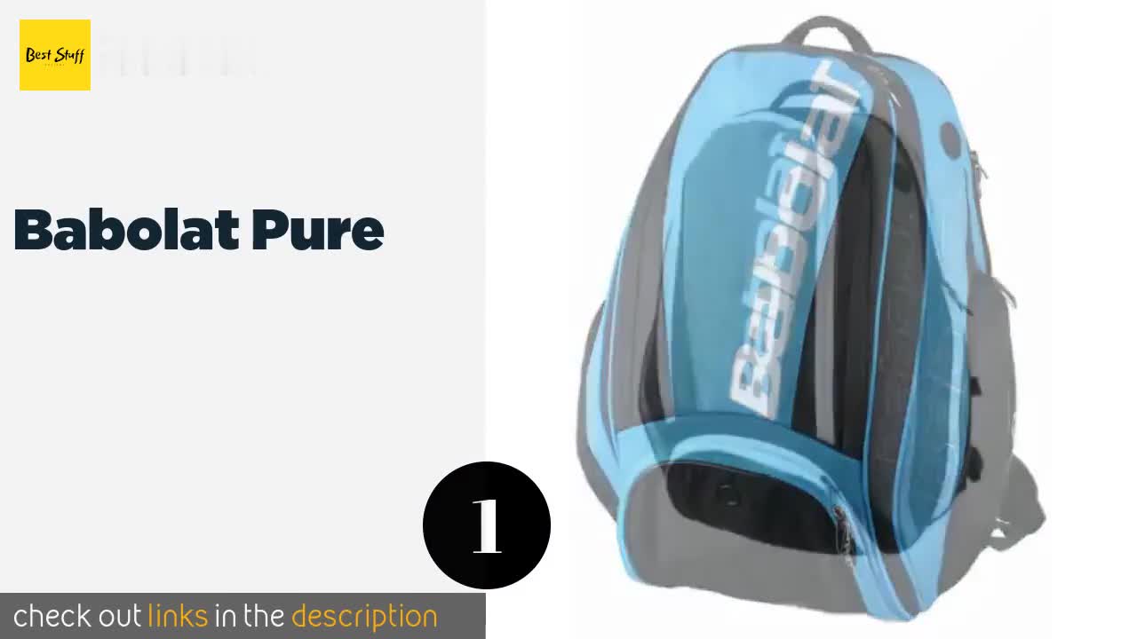 Close-up shot of the Babolat Pure backpack showcasing its vibrant color.