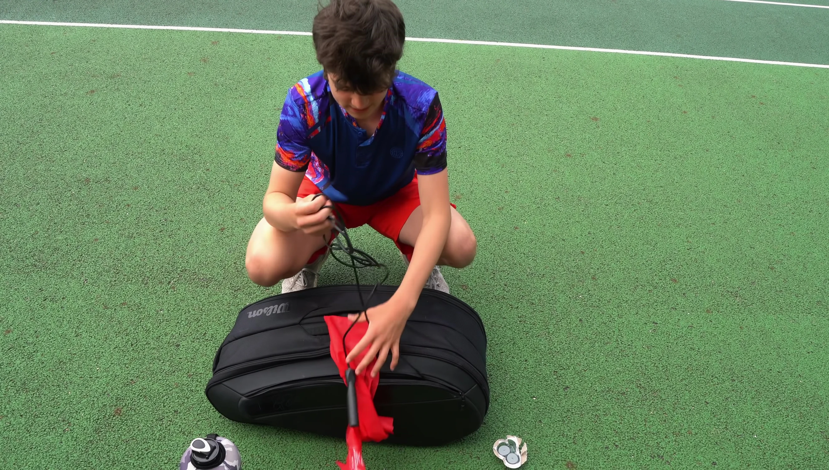 Skipping rope and resistance band