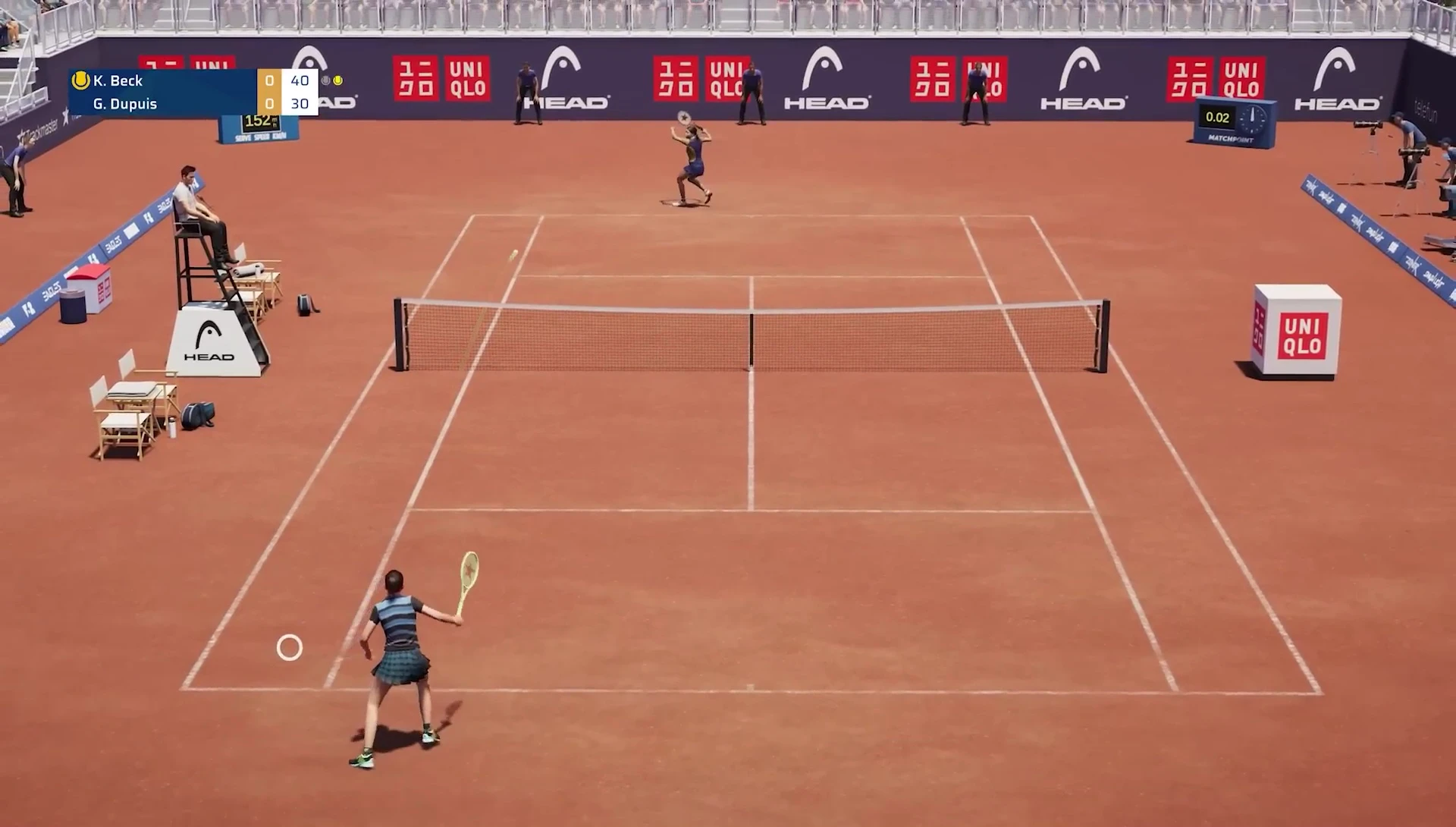 Screenshot of the career mode menu showing various options.
