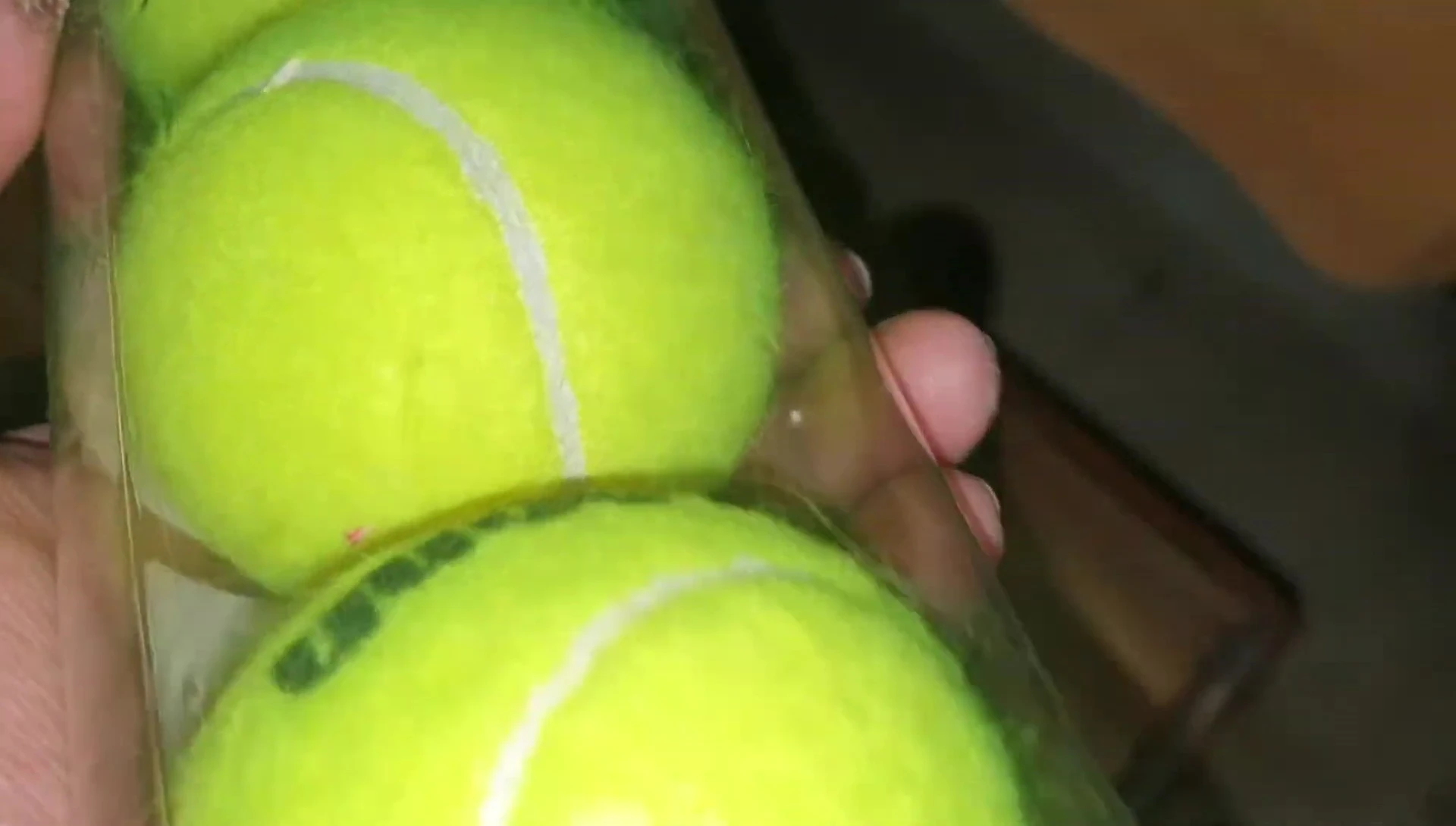 Player demonstrating the ball's performance during gameplay