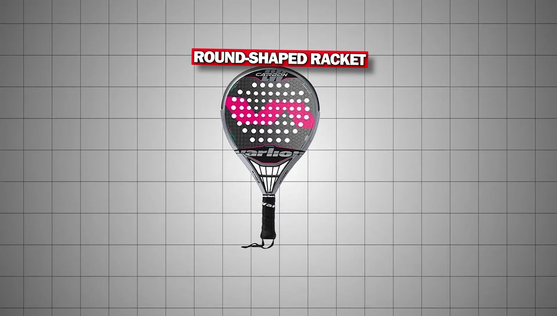 Round racket shape