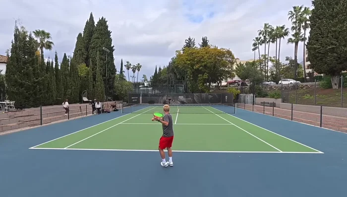 Match racket and string stiffness: Soft racket = stiffer string; stiff racket = softer string.