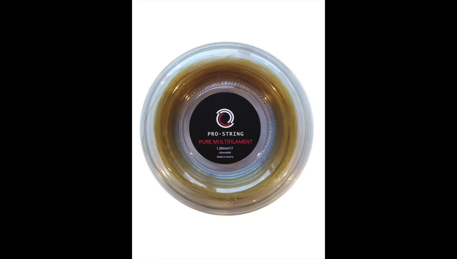 Pro-Strings Multifilament string in hybrid setup