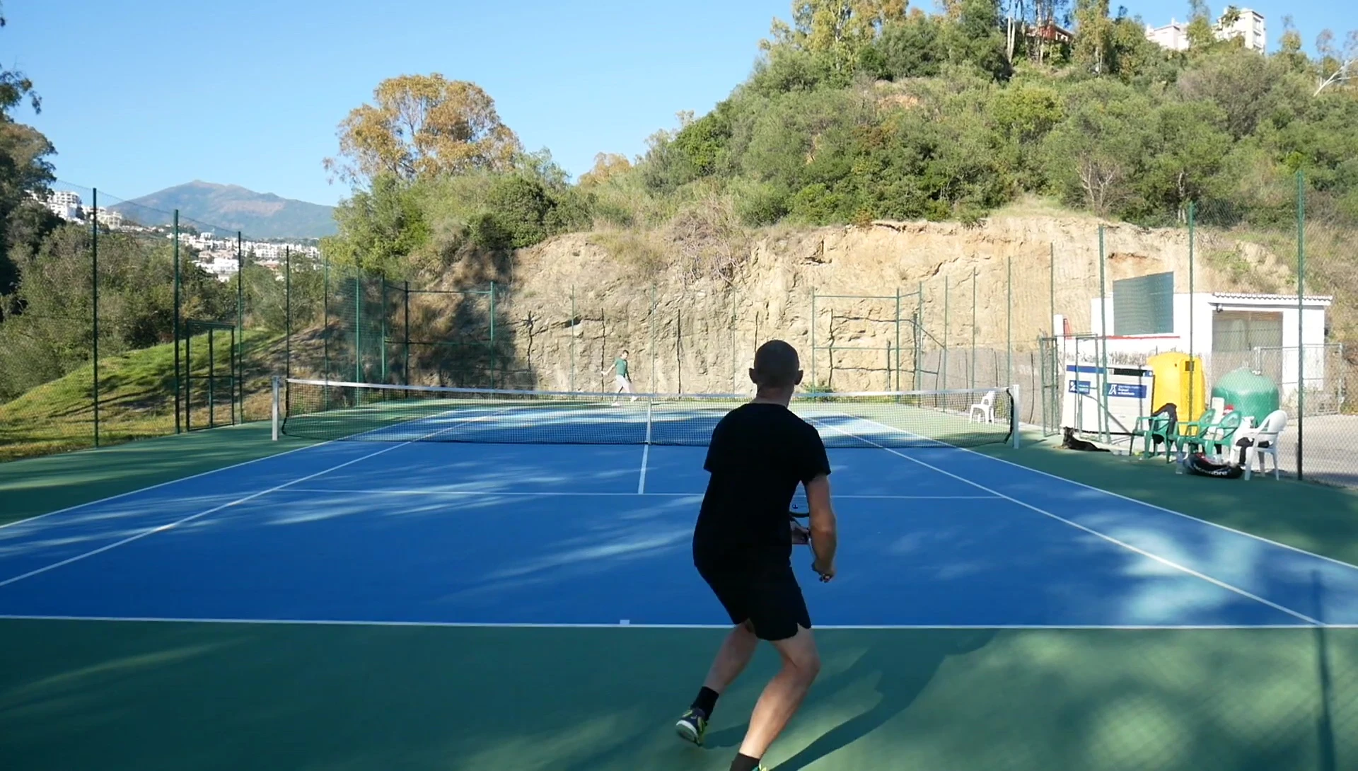 Pablo Carreno Busta, a top 50 player, also utilizing the H22 racquet