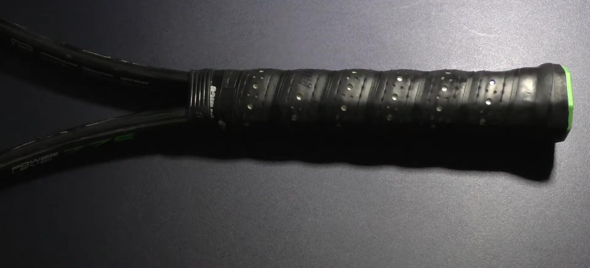 Close up shot showing the area where the fingers are placed.