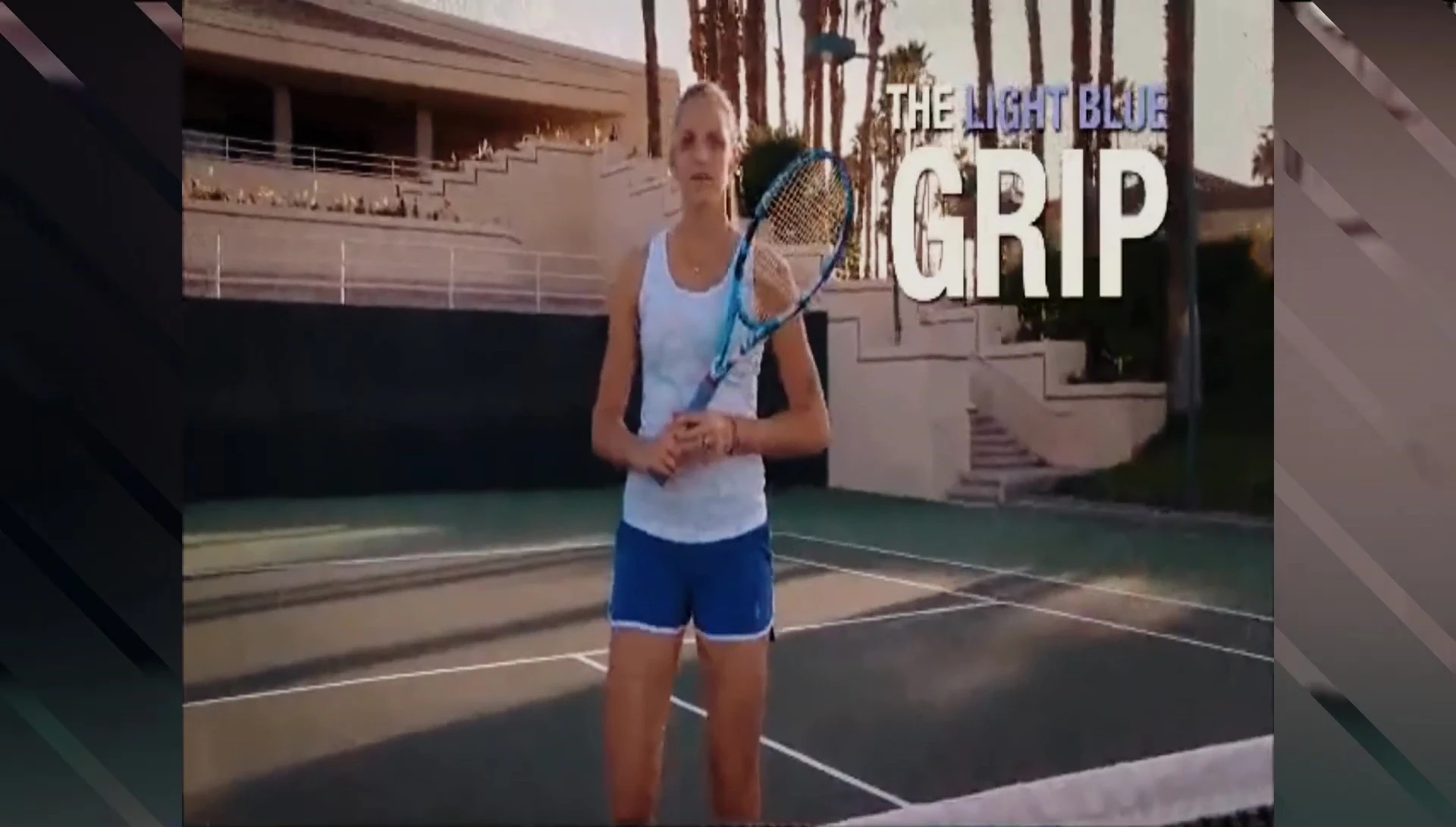 Highlighting the grip's non-slip feature