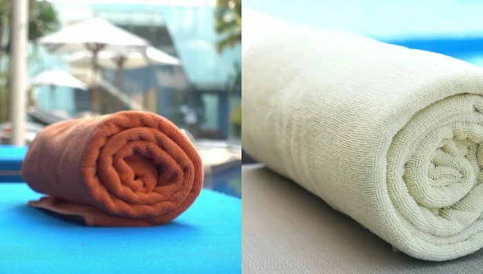Separate towels by color to prevent dye transfer. Wash whites separately from colors.