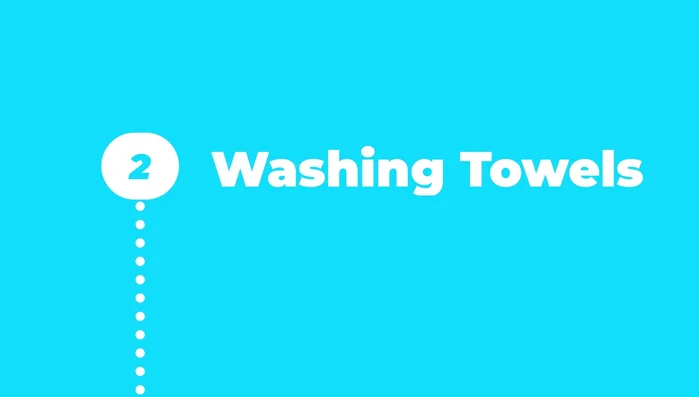 Rinse towels thoroughly to remove detergent residue. Add an extra rinse cycle if needed.