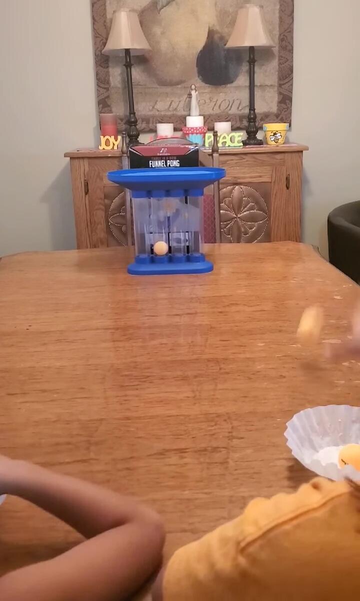A successful shot, highlighting the required skill.