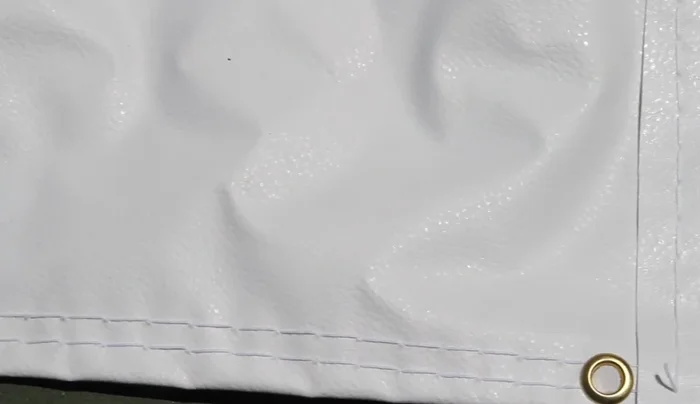 Clean the connection at the bottom of the center strap.