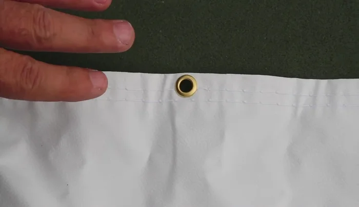 Secure the ends of the string.