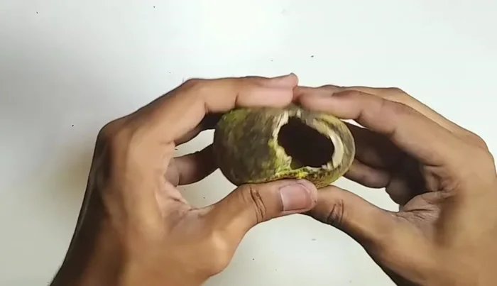 Trim away any excess material sticking out.