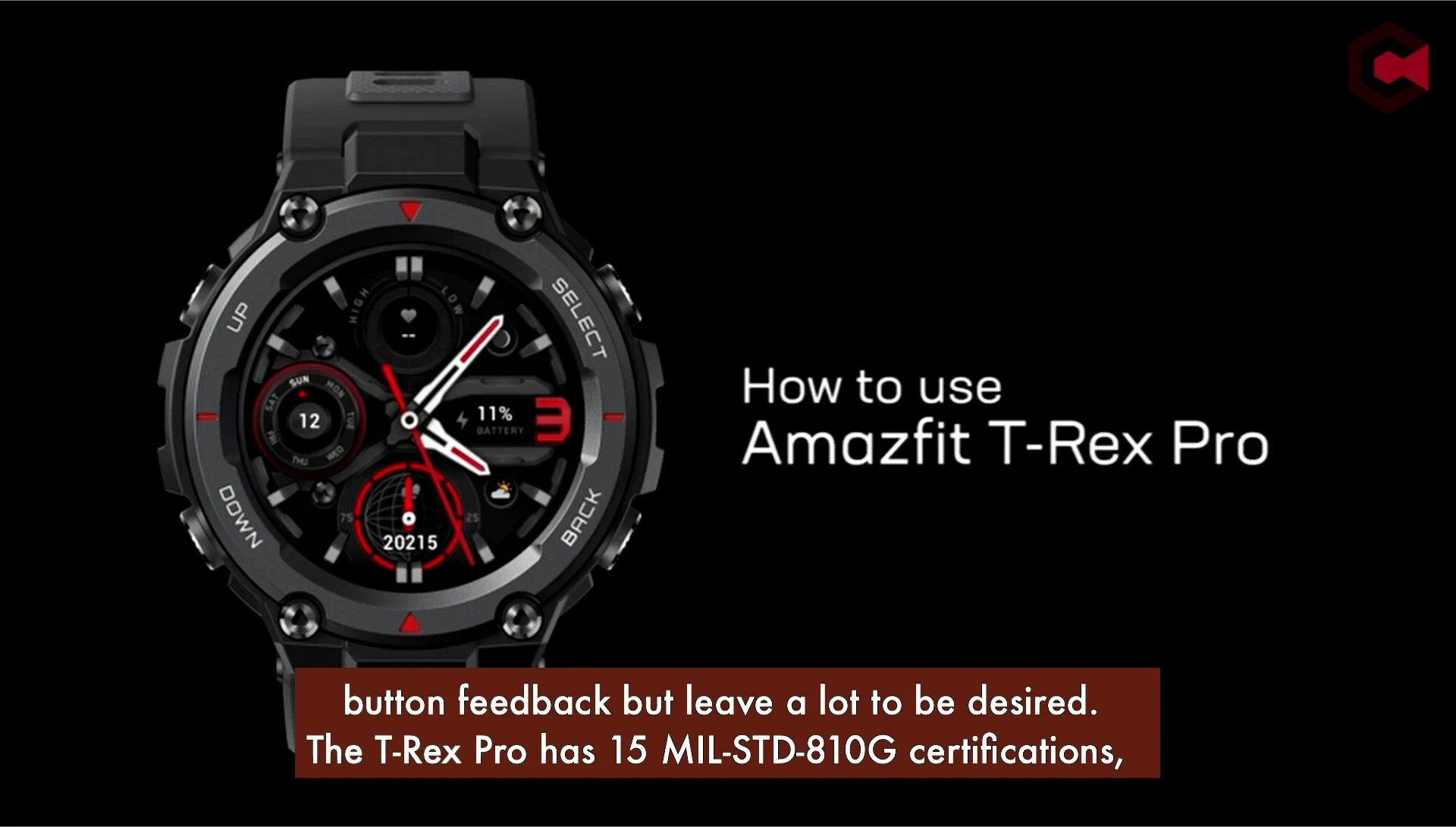 Amazfit T-Rex Pro durability and certifications