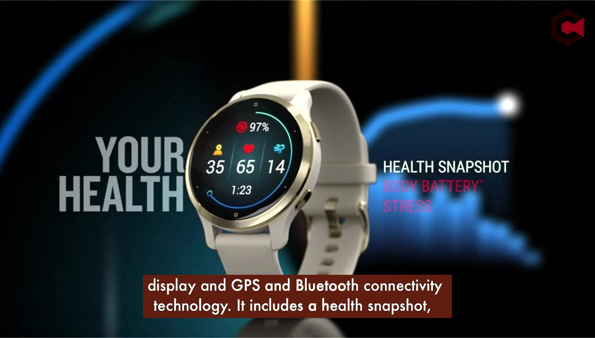 Garmin Venu 2 health tracking features
