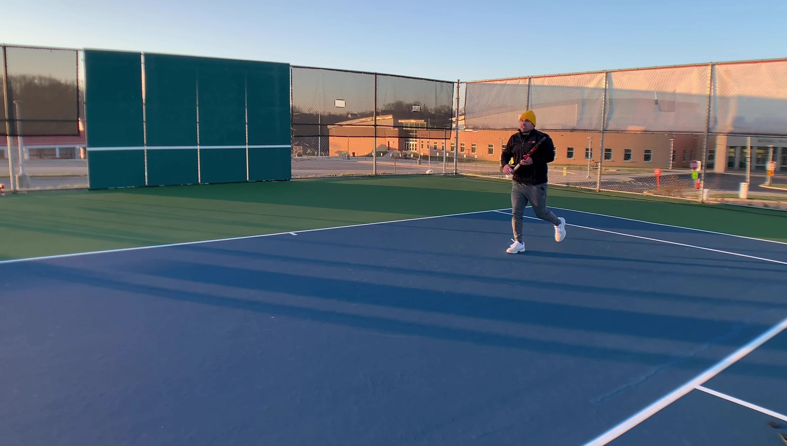 Footage of the pivot test, showing the shoe's movement and responsiveness.