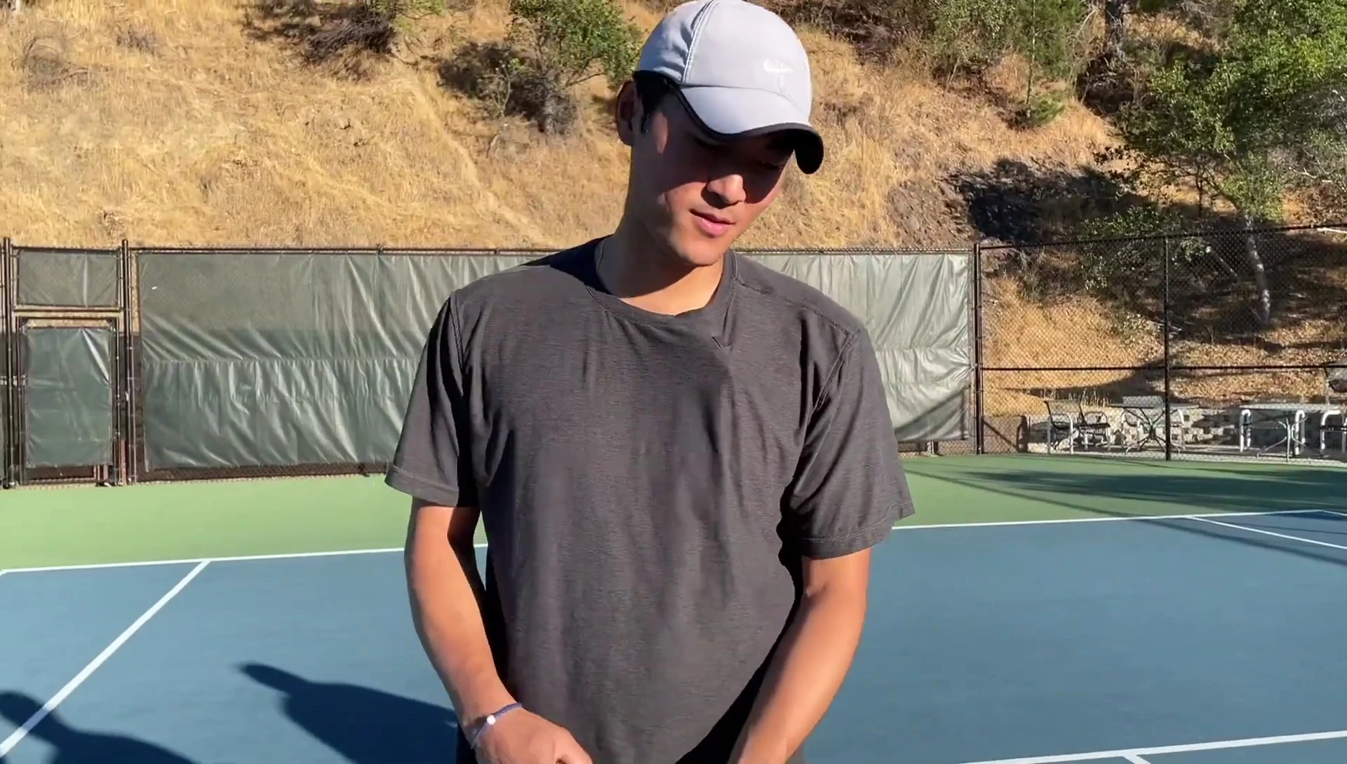 Coach Jared explaining his improved technique