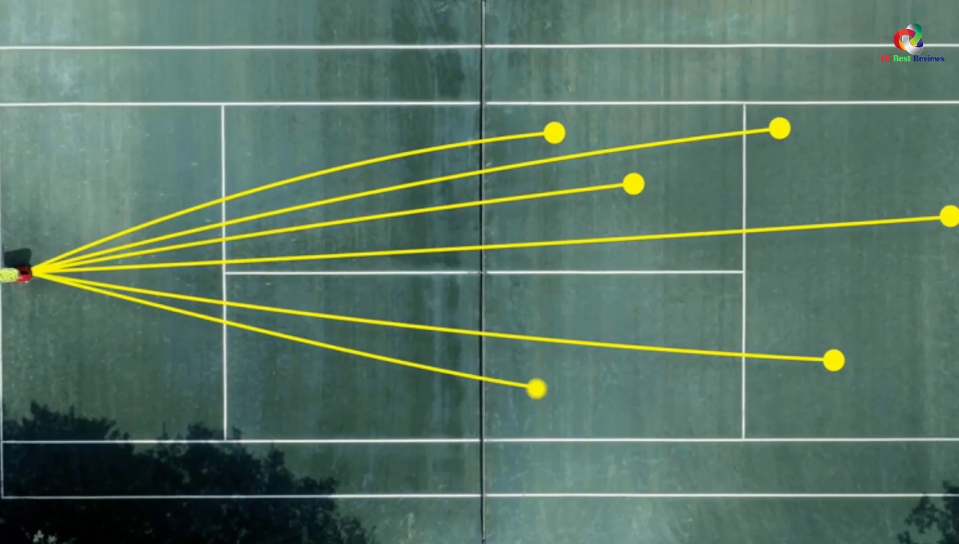 Screen showcasing the drills available on the Lobster Elite Grand 4