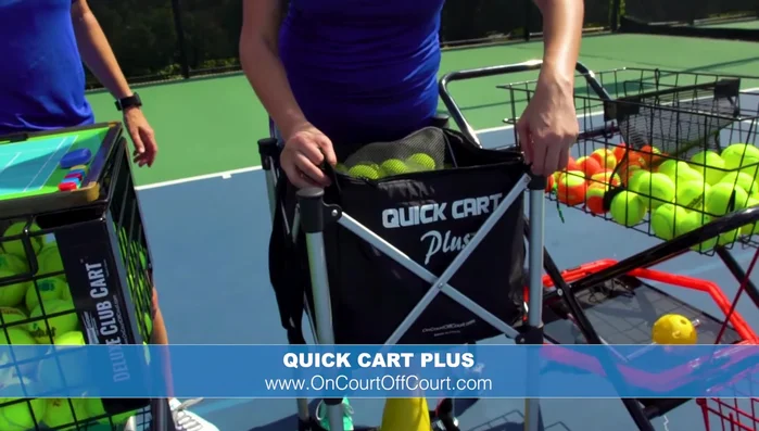 The Quick Cart Plus is lightweight and includes a carrying case, unlike other carts.
