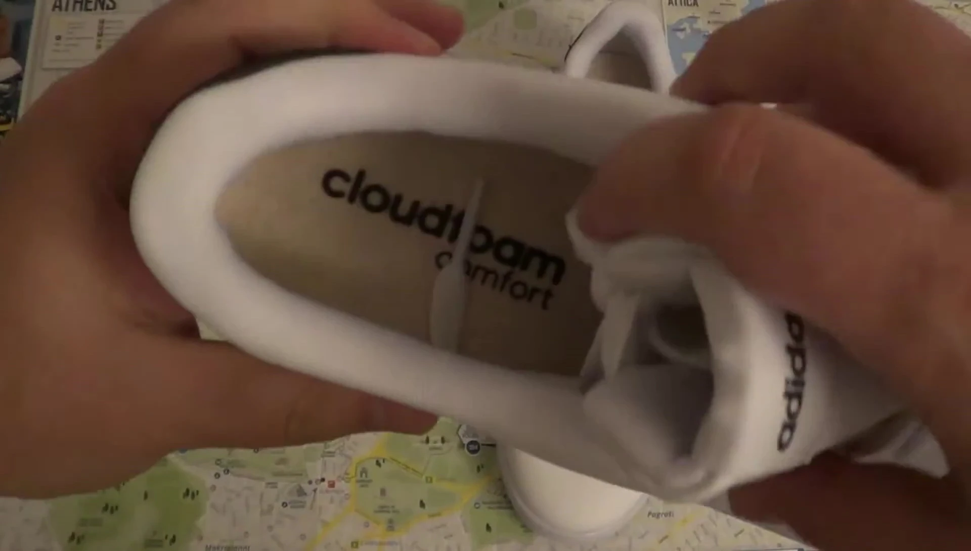 Highlighting the Cloudfoam comfort in the heel