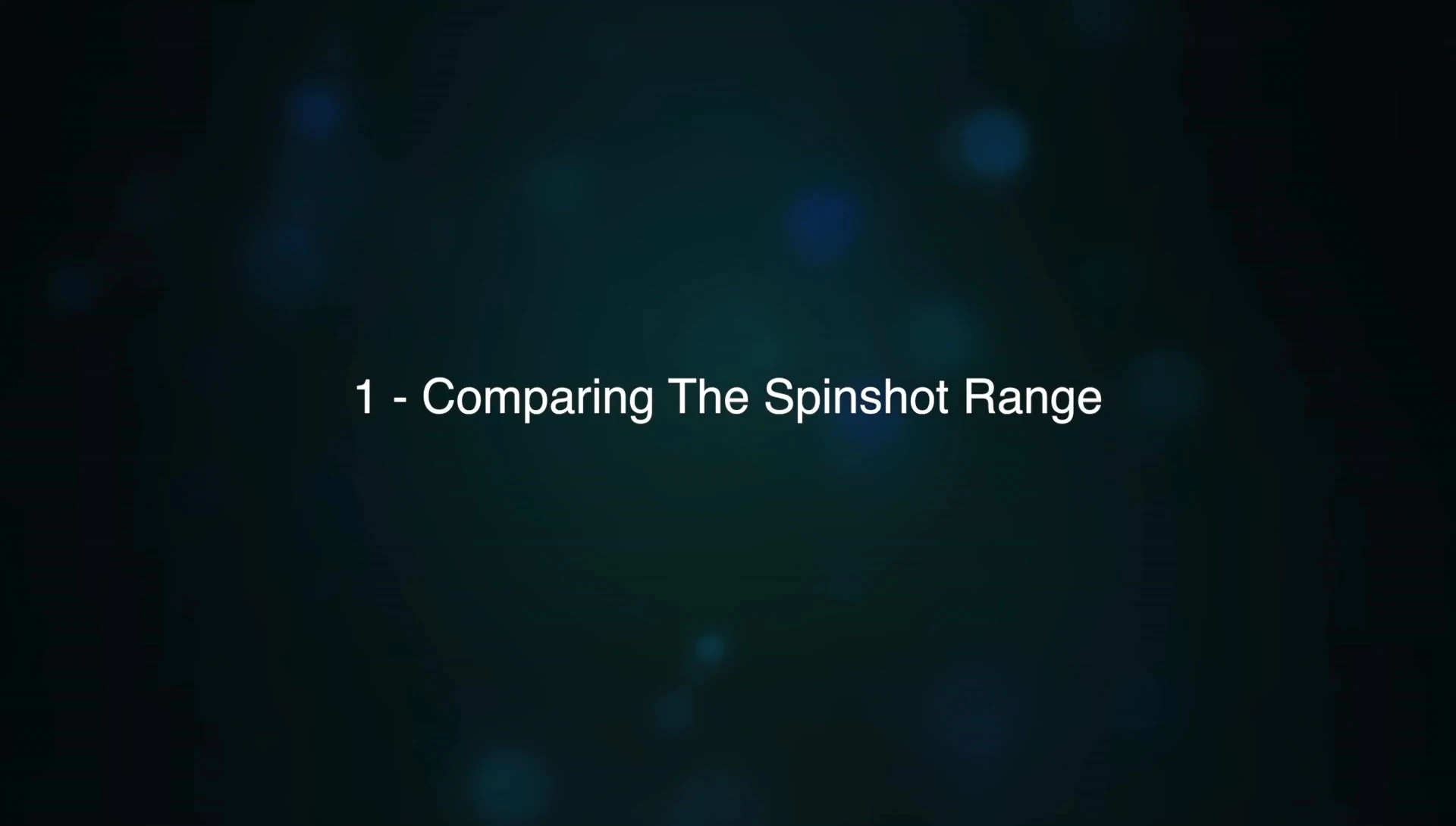 Close-up of Spinshot Light controls
