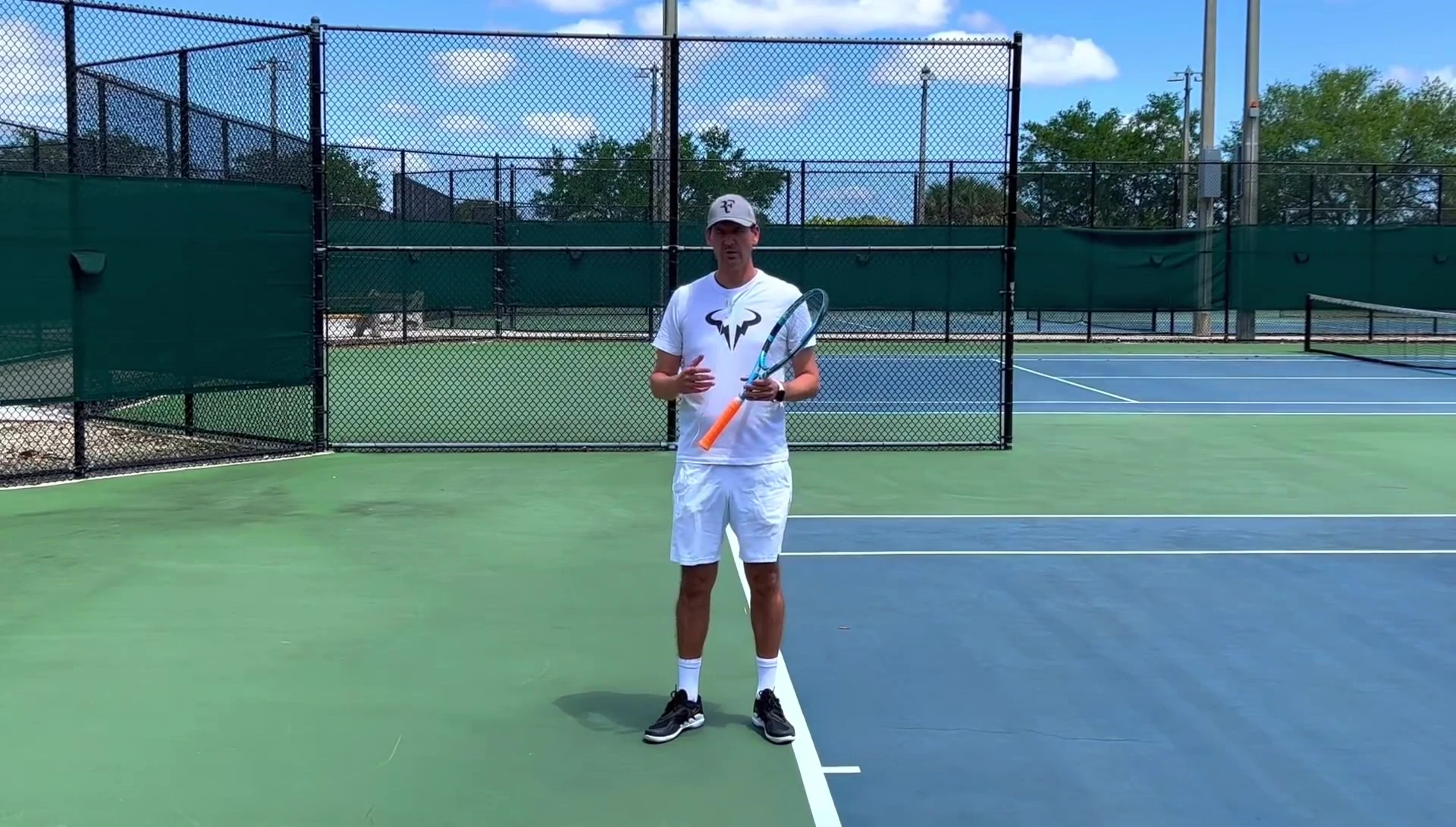 Image depicting tennis court etiquette