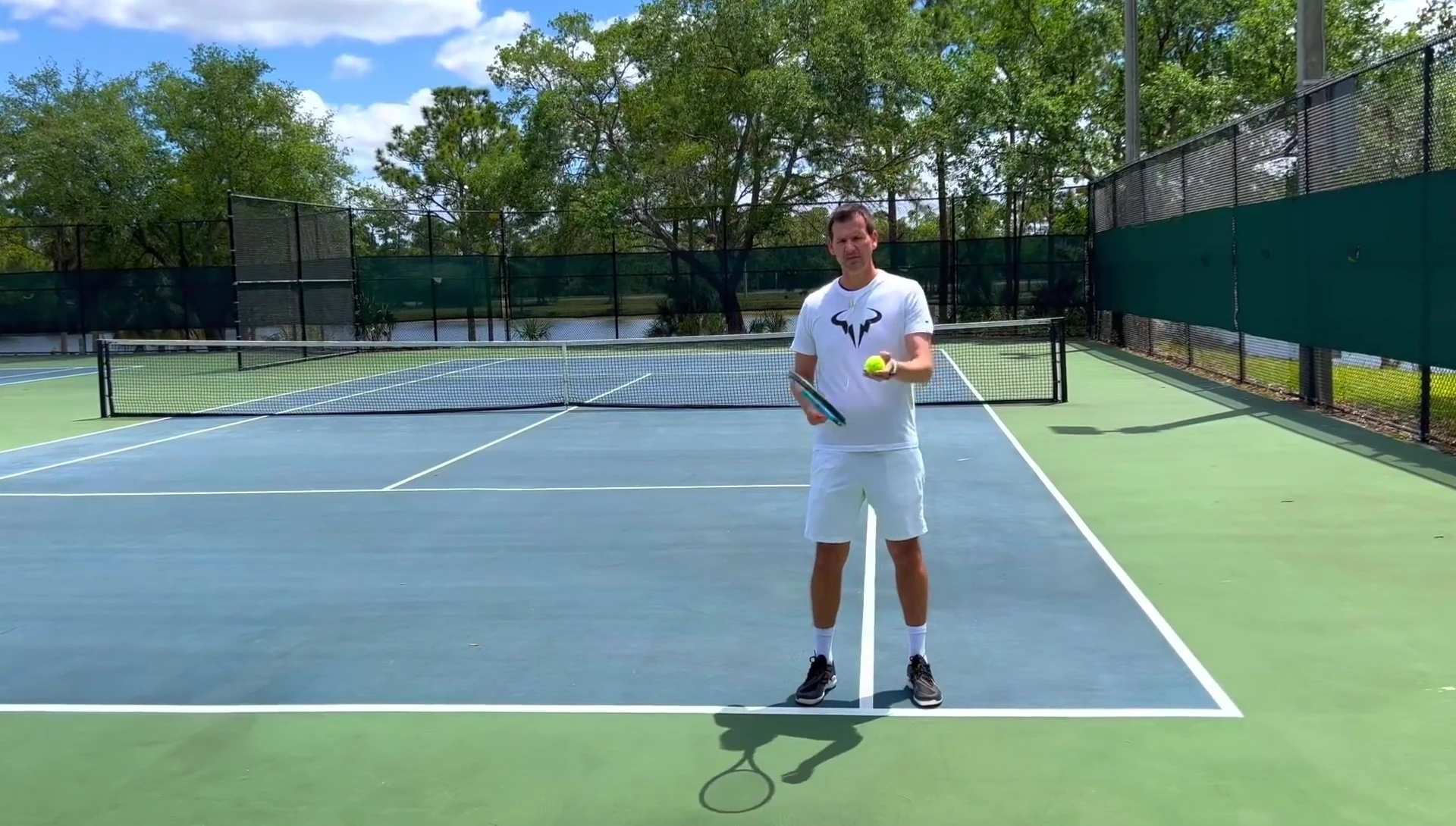 Close-up of tennis ball being hit, showcasing the sound