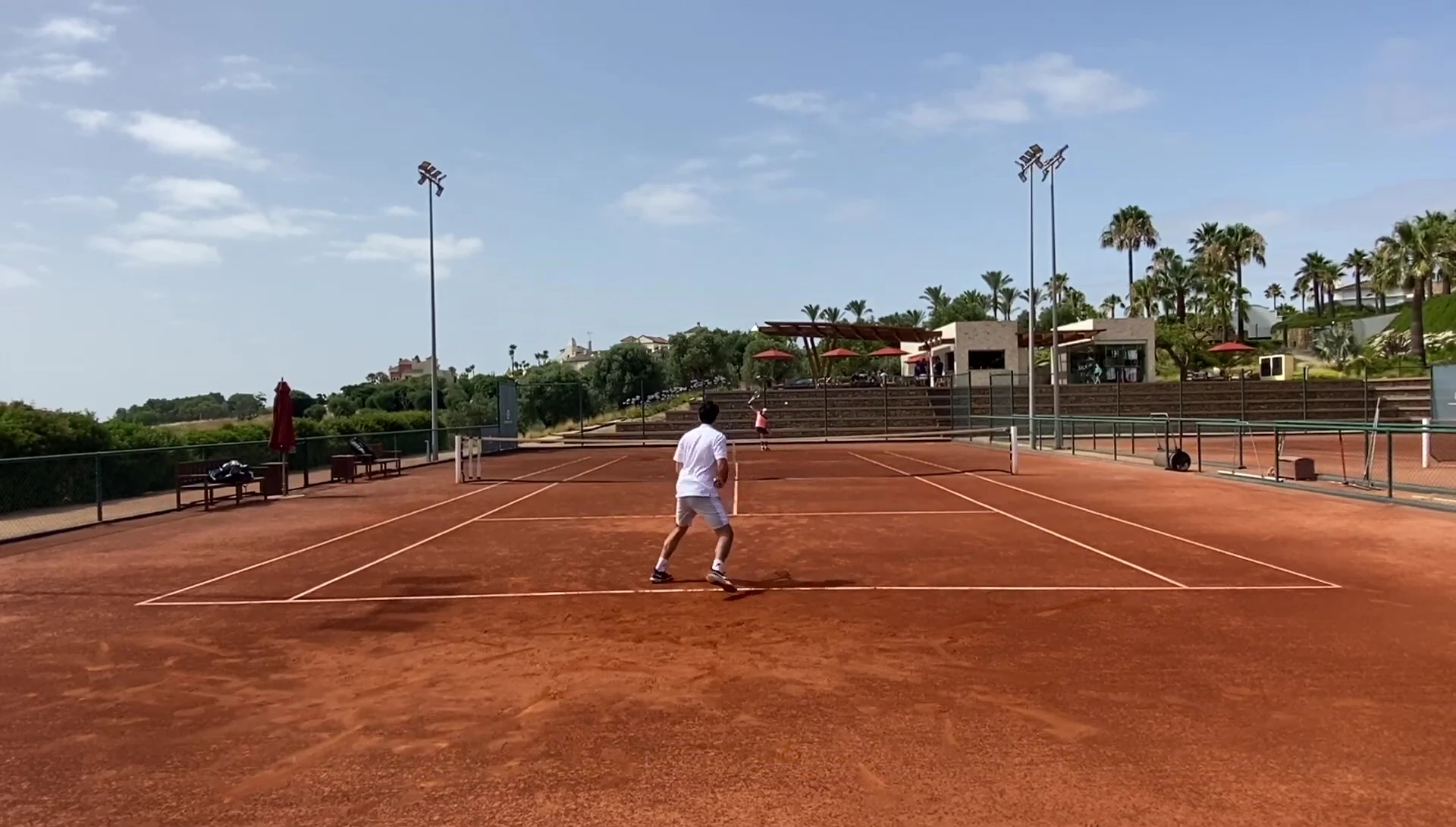 Player hitting a forehand with the Head 95