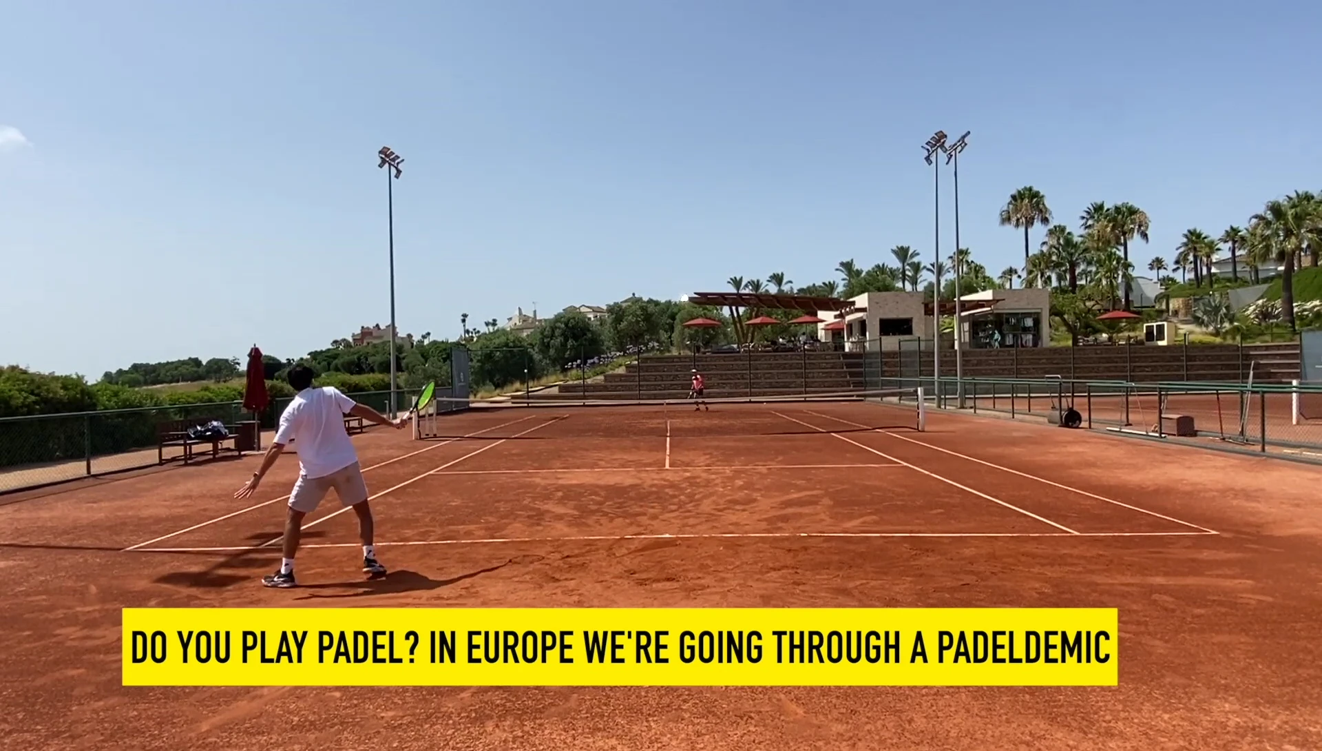 Padel tennis court